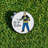 Funny Golf Ball Marker Magnetic Hat Clip for Putting Green, Unique Golf Gadgets for Men and Women