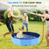 47'' Foldable Dog Pet Bath Pool, Heavy Duty Non-Slip Kiddie Pool, Plastic Pet Wading Pool for Puppy Small Medium Large