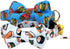 KUDES 2 Pack Print Dog Collars with Bow Tie, Adjustable Collars with Bells and Charm Safety Buckle for