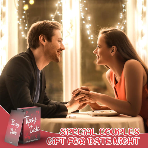 Games,50 Tipsy Date Couples Games for Adults,Drinking Game for Couples,Drinking Card Fun Dares & Questions for Date