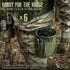 LIVANS Tactical Molle Dump Pouch, Adjustable Magazine Recovery Pouch for Outdoor Hunting Gear