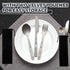 6 Set Set Backpacking Pcs Pure Titanium Fork Spoon Knife Camping Utensils Portable Titanium Cutlery, Lightweight Travel