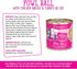 Weruva Dogs in The Kitchen Fowl Ball Dog Food with Chicken Breast & Turkey Au Jus, 10oz Can (Pack of 12)