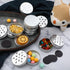 Oudain 12 Pack Dog Scent Work Tins: Dog Scent Training Kit with 12 Magnetic Dots for Smell Training (Cute)