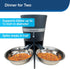 PetSafe 2-Pet Meal Splitter with Bowl, Designed for Smart Feed and Healthy Pet Automatic Cat Feeder