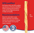 5in 5 Inches (Pack 1) Pet Factory American Beefhide Twist Sticks Dog Dental Chews - Natural Rawhide Dental Chews