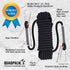 Grappling Hook and Rope 10M (32ft) - Heavy Duty Multifunctional Survival Hook with 4 Stainless Steel Claws