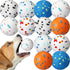 Jenaai 12 Pcs Dog Balls for Aggressive Chewers - 2.9 Inch Indestructible Bouncy Floating Balls for Dogs
