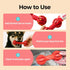 JAYU PET Toothbrush Toy Dog Chew Toy for Aggressive Chewers, Durable Dental Toy for Small & Medium Dogs, Teeth Cleaning