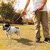 VIVAGLORY Traffic Handle Dog Leash, Two Padded Soft Handles, Strong Reflective & Metal Hook Training Lead