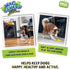 Wag Glider Deluxe Dog Toy - Sliding Gliding Toy with Built-in Squeaker & Rope for Medium & Large Dogs - Safe for Indoor