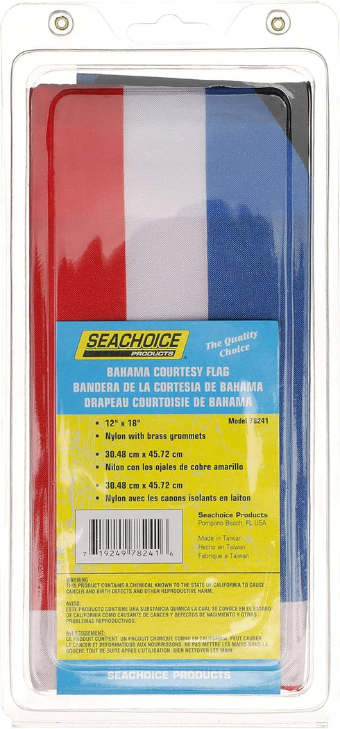 Seachoice Bahamas Courtesy Flag - 12 in. x 18 in., Nylon