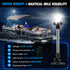 12 Inch IP67, 3 (12~24V) Stern Light Bimini Top Anchor Light, LED Pontoon Navigation Lights Waterproof NM Visibility