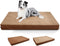 Sytopia 41 Inch XLarge Dog Bed, Reversible Waterproof Orthopedic with Removable Washable Cover for Large Dogs, Brown