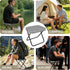 220LB SANLIKE Portablel Stool,Folding Lightweight Camping Stool Load Capacity Collapsible Fishing Stool,Ideal