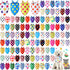 Sweetude 100 Pcs Polka Dot Dog Bandanas Bulk Dog Triangle Scarf Pet