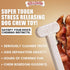 Bullibone Nylon Dog Chew Toy Nylon Bone - Improves Dental Hygiene, Easy to Grip Bottom, and Permeated with Flavor (Bacon, XL - Single)