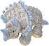 goDog Dinos Frills Squeaky Plush Dog Toy with Chew Guard Technology, Durable