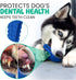 SUPER SHOE Dog Toy for Aggressive Chewers, Rubber Natural Teething Toys, Treat Dispenser for Small Medium Dogs