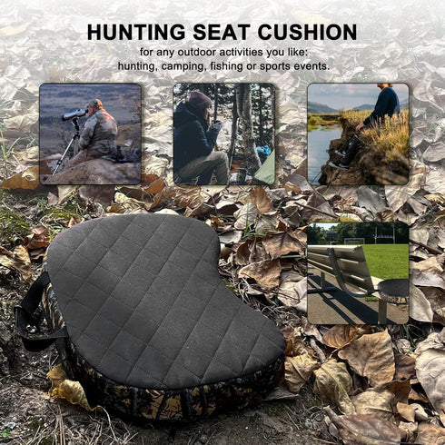 11.4 15.7 2.8in URMONA Portable Hunting Seat Cushion, x x Thickening Lightweight Outdoor Cushion, Waterproof Sponge