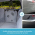 2 Hammock F150 F250/Chevrolet Lassie XL Truck Dog Seat Cover Back Seat with Seat Belts, Dog Car for Large SUV