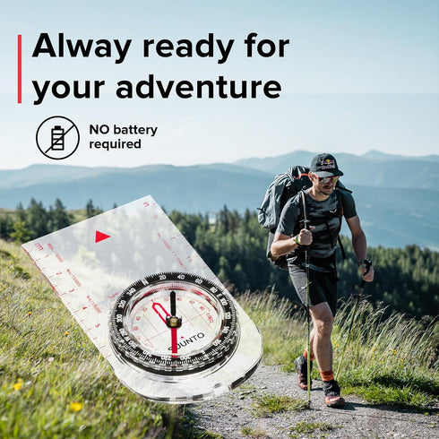 A-10 SUUNTO Compass: Compact, simple to use recreational hiking compass