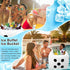 18 Inch Pickmesh Inflatable Dice Cooler Casino Party Decor Giant Inflatable Dice Field Cooler Ice Serving Buffet Salad