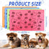 4 Pcs Microfiber Dog Bath Towels - Absorbent Pet Towels for Medium Dogs, Cats (Blue, Yellow, Pink, Apple Green)
