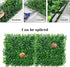 Rainmae 2Pack Hermit Crab Climbing Wall Faux Grass Mat, 10x10 inch Plastic Aquarium Plants for Gecko Lizard