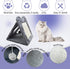 Fhiny Triangle Cat Scratching Post, Natural Sisal Cat Standing Scratch Board with Hanging Plush Ball Toy Pet Cave Nest Indoor Cats Pads Activity Center for Keeping Away from Furniture