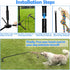 2 Tether Outdoor Dog Toy,Interactive Exercise Game in Yard Park Tug of War for Large Medium Small Dog Puppy with Rope