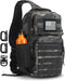 Rover Sling Pack Tactical Shoulder Sling Bag Backpack with Bottle Holder Crossbody
