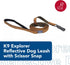 Coastal Pet K9 Explorer Reflective Dog Leash, Durable Nylon, Sapphire, 5/8" x 6'