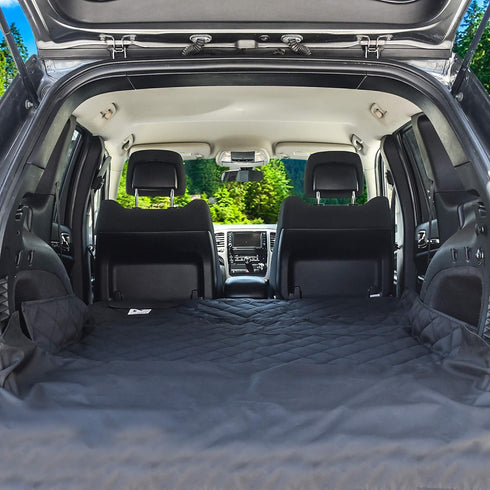 WE LOVE ANIMALS SUV cargo liner for dogs, Dog Car Seat Cover For Back Seat, Nonslip trunk mat, Waterproof Car Seat