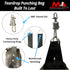 MMA Wrecking Ball Punching Bag, Professional Boxing Teardrop Body Snatcher Bag for Training Kickboxing Muay Thai, Round