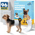 Powools Male Dog Wraps - 96 Count Disposable Dog Diapers Small Size