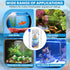 7 in 1 Aquarium Test Strips, 100 Fast & Accurate Strips, Water Test Kit for Fresh & Saltwater Aquariums