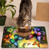 HEAKIERG 19.6"x24", Pet Bowl Mats for Food and Water Cat Dog Cat Play Mat Pet Feeding Rug with Waterproof & Non-Slip