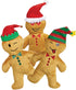 12 Piece Plush Dog Toy Clip Strip, Gingerbread Emoji Men