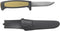 Morakniv Craftline Basic 511 High Carbon Steel Fixed Blade Utility Knife with Combi-Sheath, 3.6-Inch Blade