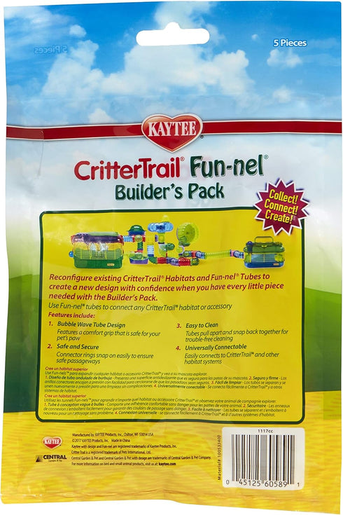Kaytee Fun-nel Builders Pack Small Animal Habitat Tubes CritterTrail