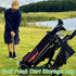 Golf Push Cart Storage Bag, Organizer with Mesh Closure, Push Cart Accessories