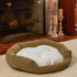 Maddie Donut Dog Bed - Medium - Moss - with Removable Center Pillow (32" x 32")