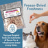 Fresh Is Best Beef Heart Fillets Freeze Dried Dog Treats Raw Freeze Dried Dog Food for Cats & Canines Training Treat