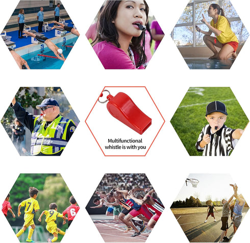 Whistle with Lanyard for Coaches, Referees, Training, Outdoor Camping Accessories, Dog Whistle, Emergency Survival Tool