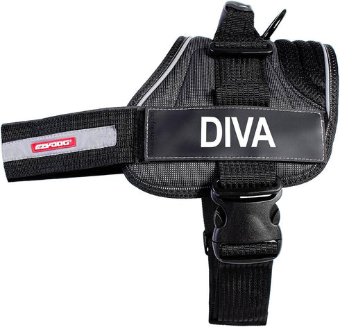 EzyDog Side Badge - Clearly Identifies Your Dog When Wearing The Convert Dog Harness - Set of Two Badges (Rescue Dog, Small)
