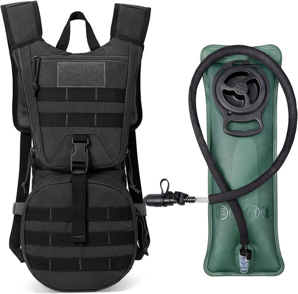 G4Free Military Tactical Hydration Pack Water Backpack with 3L Upgraded Bladder