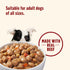 13 oz. 12 Count, Packaging Nutrish Real Beef & Veggies Recipe Whole Health Blend Chunks in Gravy Wet Dog Food, Can, May