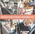 25lbs Dog Car Seat for Small Dogs or Medium Size Dog Portable Car Booster Seat for Dogs with Harness and Thick Cushion