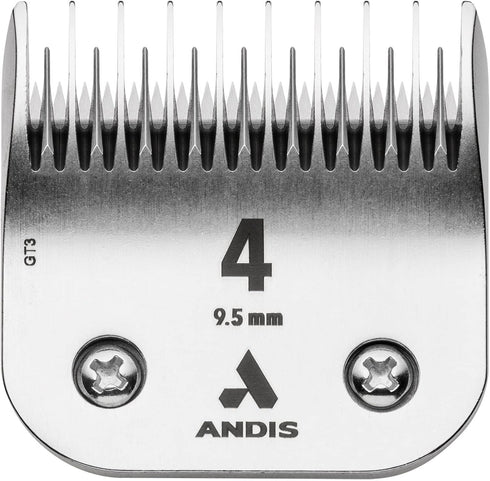 Andis 72625 Carbon-Infused Steel UltraEdge Dog Clipper Blade | Size-4 Skip-Tooth | 3/8-Inch Cut Length